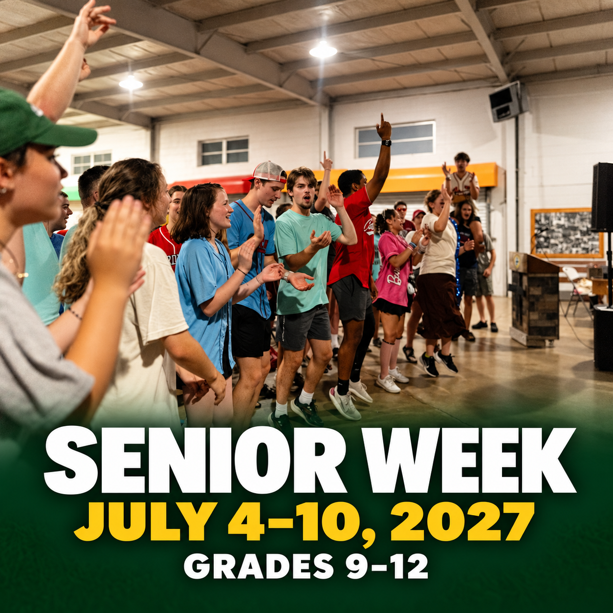 Senior Week Camp Photo for Camp registration 